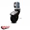 Service Caster 3'' Black Neoprene Rubber Caster Corner Mount Bracket SCC-GR03S310-NPRB-BK-71678-CB90 - alternate 2